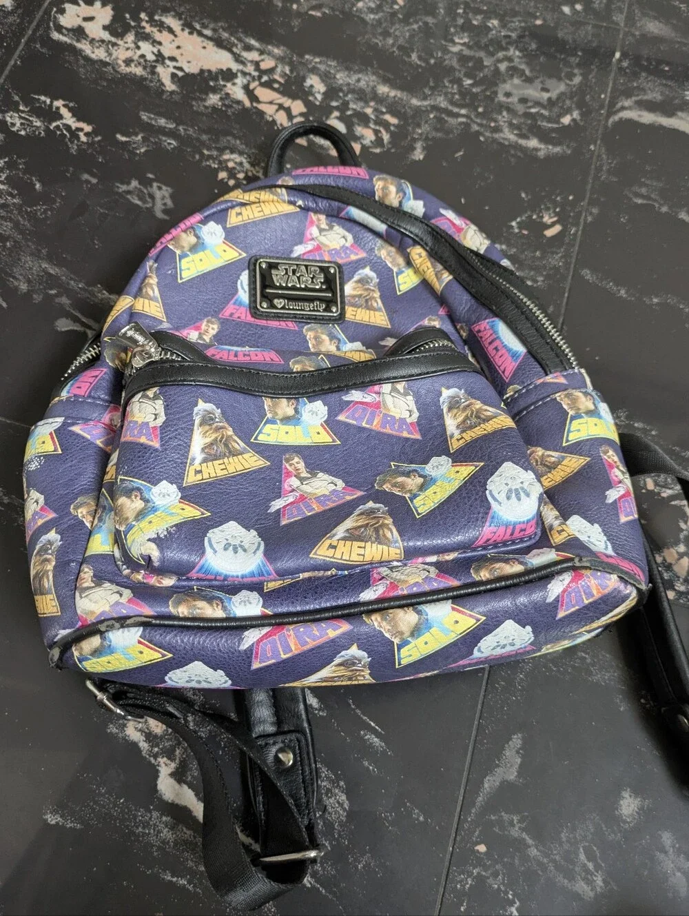 Star Wars Loungefly Character Print Mini Backpack